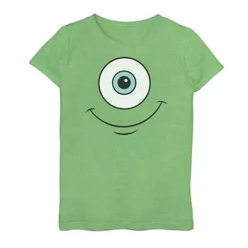 Футболка с рисунком «Майк Смайл» для девочек 7–16 лет Disney/Pixar Monsters Inc. Licensed Character