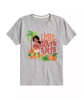 Футболка с рисунком «Маленькое приключение Моаны 2» от Big Boys Hybrid, серый