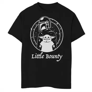 Футболка с рисунком «Мандалорец» для мальчиков 8–20 лет, известная как Baby Yoda Little Bounty Star Wars