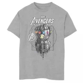 Футболка с рисунком Marvel Avengers Ancient Gauntlet для мальчиков 8–20 лет Licensed Character