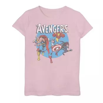 Футболка с рисунком Marvel Avengers для девочек 7–16 лет Marvel