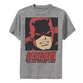 Футболка с рисунком Marvel Daredevil Man Without Fear для мальчиков 8–20 лет Marvel