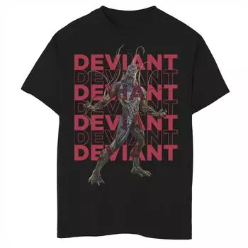 Футболка с рисунком Marvel Eternals Kro Deviant Stack для мальчиков 8–20 лет Licensed Character
