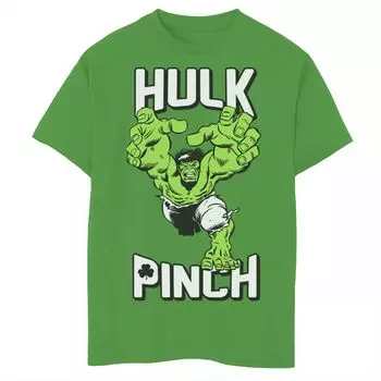 Футболка с рисунком Marvel Hulk Pinch для мальчиков 8–20 лет Marvel