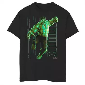 Футболка с рисунком Marvel Infinity War Incredible Hulk Jump Smash для мальчиков 8–20 лет Licensed Character