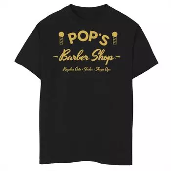 Футболка с рисунком Marvel Luke Cage Pop's Barber Shop для мальчиков 8–20 лет Marvel
