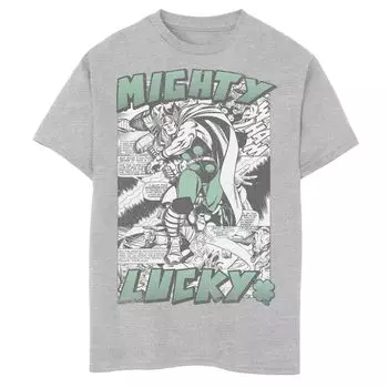 Футболка с рисунком Marvel Mighty Lucky Thor для мальчиков 8–20 лет Marvel