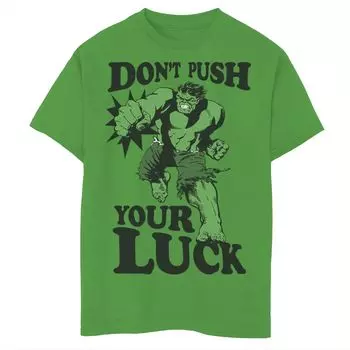 Футболка с рисунком Marvel Push The Luck для мальчиков 8–20 лет Marvel
