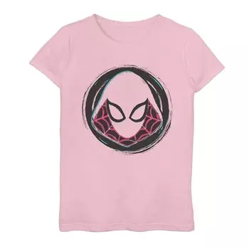 Футболка с рисунком Marvel Spider-Gwen для девочек 7–16 лет, розовый