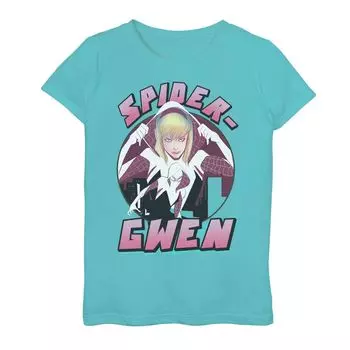 Футболка с рисунком Marvel Spider-Gwen для девочек 7–16 лет Marvel