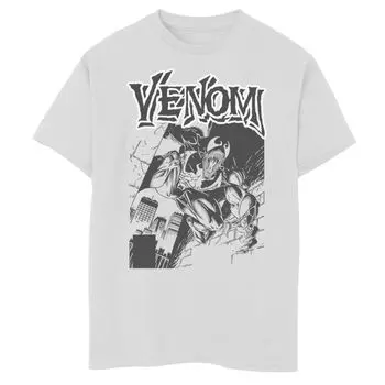 Футболка с рисунком Marvel Street Venom для мальчиков 8–20 лет Licensed Character