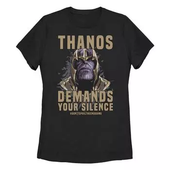 Футболка с рисунком Marvel «Танос требует» для юниоров Licensed Character