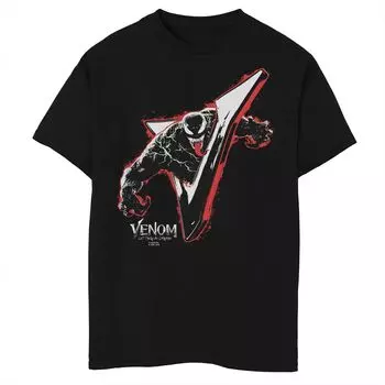 Футболка с рисунком «Marvel Venom: Let There Be Carnage Peaking V» для мальчиков 8–20 лет Licensed Character