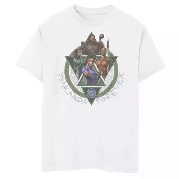 Футболка с рисунком Marvel Wakanda Forever Squad Wakanda для мальчиков 8–20 лет Licensed Character
