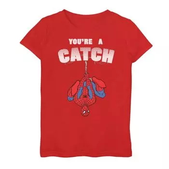 Футболка с рисунком Marvel You're A Catch для девочек 7–16 лет Licensed Character