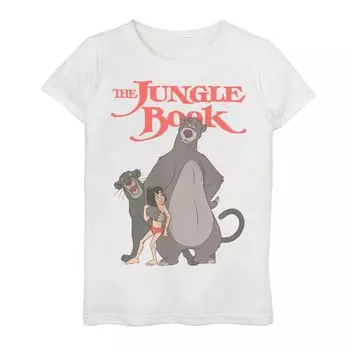 Футболка с рисунком «Маугли Балу Багира» для девочек 7–16 лет «Книга джунглей» Disney