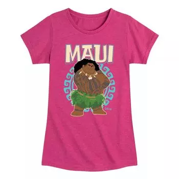 Футболка с рисунком Maui Pose для девочек Disney's Moana Girls 7–16 Licensed Character