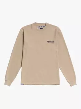 Футболка с рисунком медведя из хлопчатобумажной смеси regular fit Penfield, цвет Chinchilla