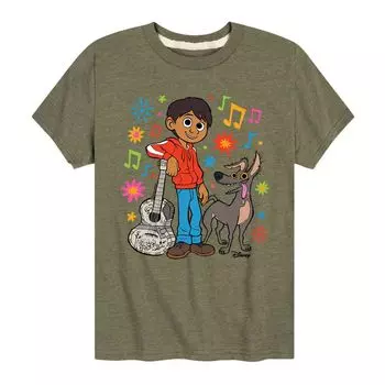Футболка с рисунком Miguel Y Dante для мальчиков Coco Disney/Pixar 8–20 Licensed Character