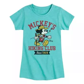 Футболка с рисунком «Микки Маус» Disney's для девочек 7–16 лет Hiking Club Disney