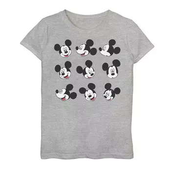 Футболка с рисунком «Микки Маус и его друзья» для девочек 7–16 лет Disney, цвет Athletic Heather
