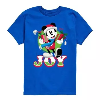 Футболка с рисунком Микки Мауса Disney для мальчиков 8–20 лет Joy, синий