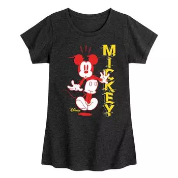 Футболка с рисунком Микки Мауса Disney для девочек 7–16 лет Licensed Character