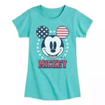 Футболка с рисунком Микки Мауса Disney для девочек 7–16 лет (США) Licensed Character