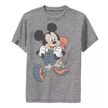 Футболка с рисунком Микки Мауса Disney для мальчиков 8–20 лет для походов Disney