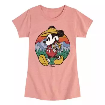 Футболка с рисунком Микки Мауса для девочек 7–16 лет Disney's Disney