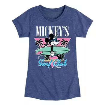 Футболка с рисунком Микки Мауса для девочек 7–16 лет от Disney's Surf Club Disney