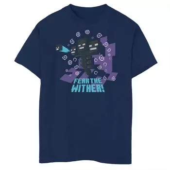 Футболка с рисунком Minecraft Wither Boss для мальчиков 8–20 лет Licensed Character