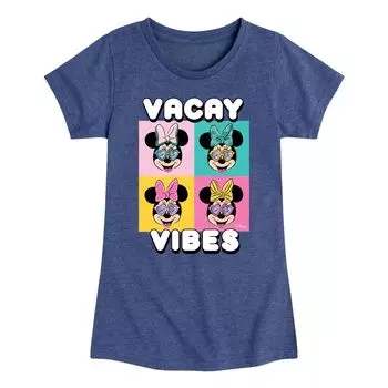Футболка с рисунком «Минни Маус» Disney's для девочек 7–16 лет Vacay Vibes Licensed Character