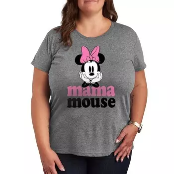Футболка с рисунком Минни Маус Плюс Мама от Disney, цвет Heather Gray