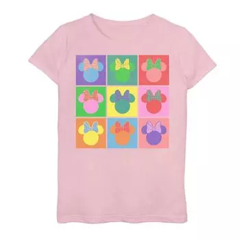 Футболка с рисунком Минни Маус в стиле поп-арт для девочек 7–16 лет Disney's «Микки Маус и друзья» Disney