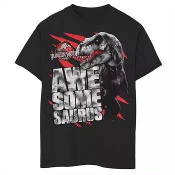 Футболка с рисунком «Мир Юрского периода Awesomesaurus T-Rex Scraps Scraps» для мальчиков 8–20 лет Licensed Character