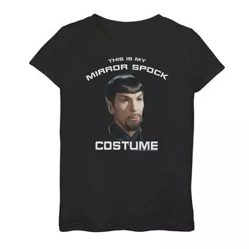 Футболка с рисунком Mirror Spock для девочек 7–16 лет Star Trek Original Series Licensed Character