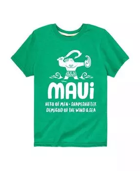 Футболка с рисунком Moana Maui от Big Boys Hybrid, зеленый