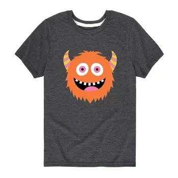 Футболка с рисунком Monster Face для мальчиков 8–20 лет Licensed Character, серый