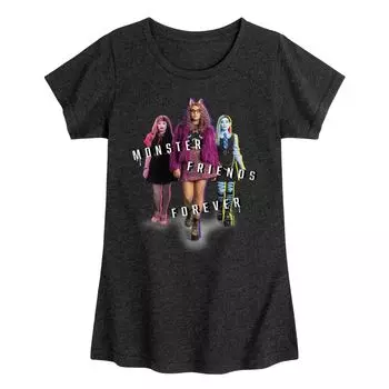 Футболка с рисунком Monster High для девочек 7–16 лет: фильм «Друзья-монстры навсегда» Licensed Character