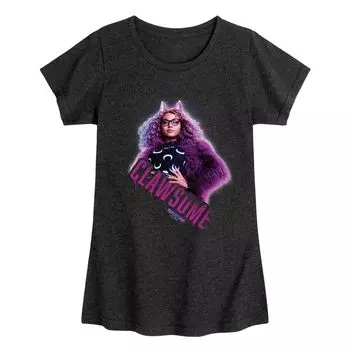 Футболка с рисунком «Monster High: The Movie «Clawsome» для девочек 7–16 лет Licensed Character, черный