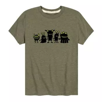 Футболка с рисунком Monster Line Up для мальчиков 8–20 лет Licensed Character