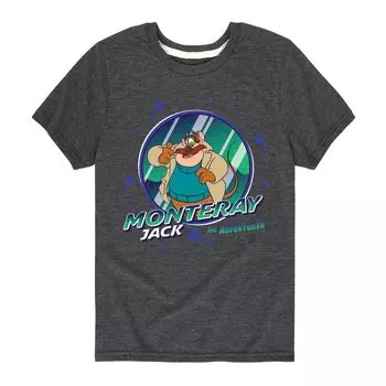 Футболка с рисунком Monteray Jack для мальчиков 8–20 лет Disney's Chip N Dale Licensed Character, серый