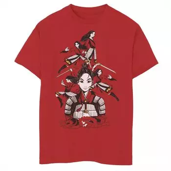 Футболка с рисунком «Мулан Live Action» для мальчиков 8–20 лет Disney's Mulan Poses Disney