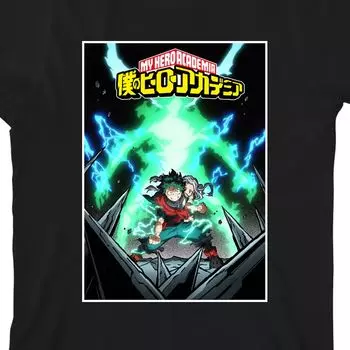 Футболка с рисунком My Hero Academia Deku для мальчиков 8–20 лет Licensed Character