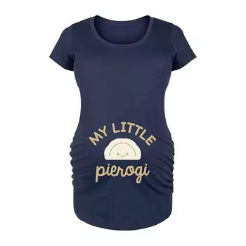 Футболка с рисунком My Little Pierogi для беременных Licensed Character, темно-синий