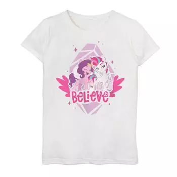 Футболка с рисунком My Little Pony Believe Duo для девочек 7–16 лет, групповая фотография Licensed Character