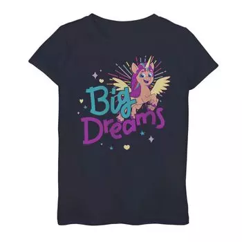 Футболка с рисунком My Little Pony Big Dreams для девочек 4–16 лет Licensed Character