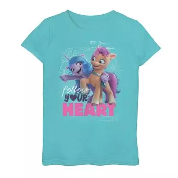 Футболка с рисунком «My Little Pony Follow Your Heart» для девочек 7–16 лет Licensed Character