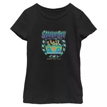 Футболка с рисунком Mystery Machine для девочек 7–16 лет «Скуби-Ду, где ты?» Licensed Character